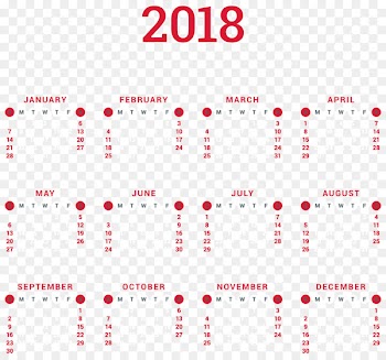 Santa Claus Clip art - Transparent 2018 Calendar PNG Clip Art 