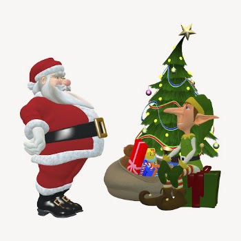Santa Claus clipart, 3D Christmas | Free PSD - rawpixel