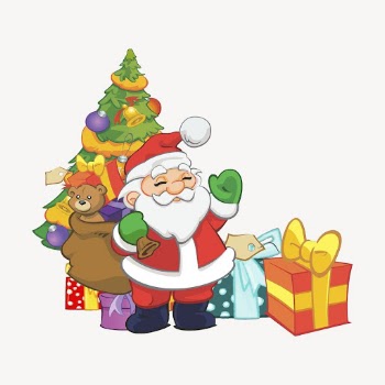 Santa Claus clipart, Christmas illustration | Free PSD - rawpixel