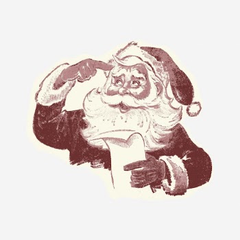 Santa Claus clipart, Christmas vintage | Free Photo - rawpixel