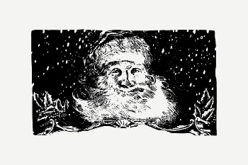 Santa Claus clipart, vintage Christmas | Free PSD Illustration - rawpixel