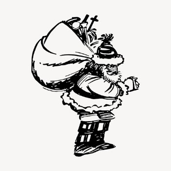 Santa Claus clipart, vintage Christmas | Free Vector - rawpixel