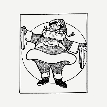 Santa Claus clipart, vintage illustration | Free PSD Illustration - rawpixel