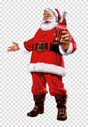 Santa Claus Coca-Cola Christmas Erythroxylum coca, santa claus transparent background PNG clipart