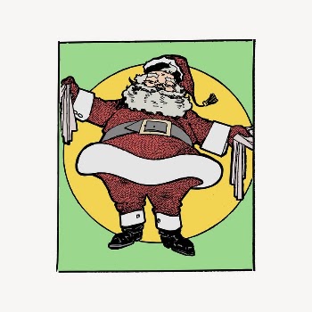Santa Claus collage element, drawing | Free Vector Illustration - rawpixel