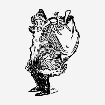 Santa Claus drawing, vintage Christmas | Free Photo - rawpixel