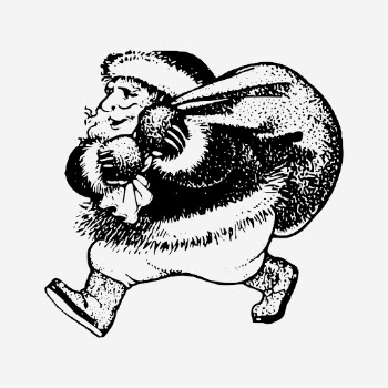 Santa Claus drawing, vintage Christmas | Free Photo - rawpixel