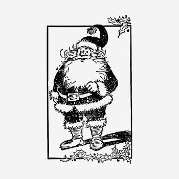 Santa Claus drawing, vintage Christmas | Free Photo - rawpixel