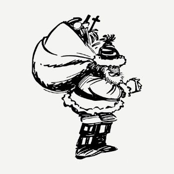 Santa Claus drawing, vintage Christmas | Free PSD - rawpixel