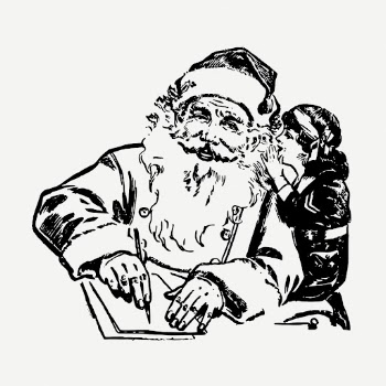 Santa Claus drawing, vintage Christmas | Free PSD - rawpixel