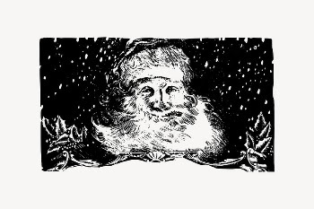 Santa Claus drawing, vintage Christmas | Free Vector Illustration - rawpixel