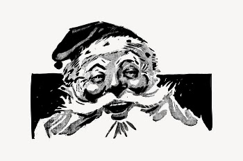 Santa Claus drawing, vintage Christmas | Free Vector Illustration - rawpixel
