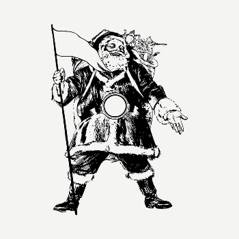 Santa Claus drawing, vintage illustration | Free PSD - rawpixel