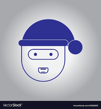 Santa Claus face vector image