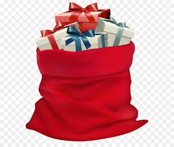 Santa Claus Father Christmas Clip art - Christmas Sack with Gifts PNG Clip Art Image 