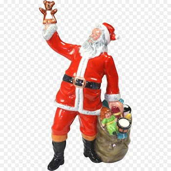 Santa Claus Garden gnome Figurine Porcelain Image - santa claus 