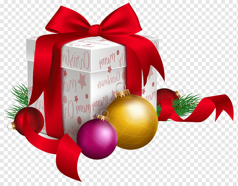 Santa Claus Gift Christmas, christmas, ribbon, holidays, christmas Decoration png
