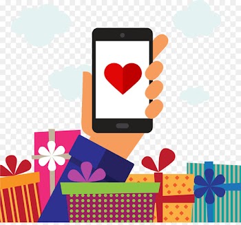 Santa Claus Gift Valentines Day Heart - Gift Heap gifts 