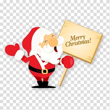 Santa Claus greetings , fictional character christmas ornament santa claus font, Santa merry christmas transparent background PNG clipart