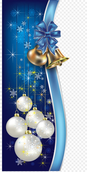 Santa Claus Holiday Christmas tree New Year - Christmas blue decorative borders 