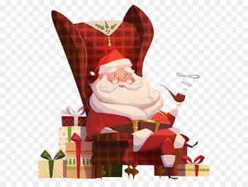 Santa Claus House Mrs. Claus Table Chair - Santa Claus on Chair Transparent PNG Clip Art Image 