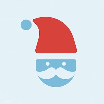 Santa Claus icon Christmas holiday decoration.. | Free stock vector - 511587