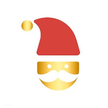 Santa Claus icon Christmas holiday decoration.. | Free stock vector - 511624