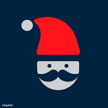 Santa Claus icon Christmas holiday decoration.. | Free stock vector - 511677