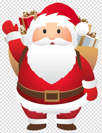 Santa Claus illustration, Santa Claus Christmas , Cute Santa transparent background PNG clipart