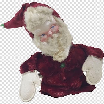 Santa Claus Mask Hand puppet Costume, santa claus transparent background PNG clipart