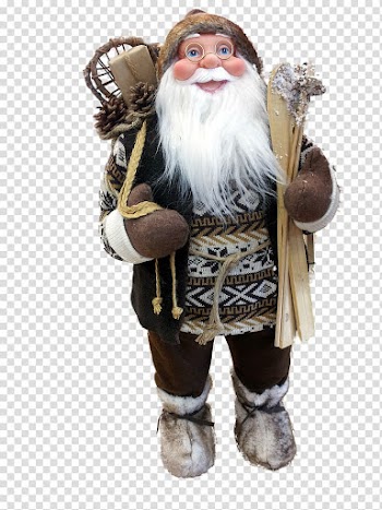 Santa Claus Mrs. Claus Christmas Beard Illustration, White-bearded old man ornament transparent background PNG clipart