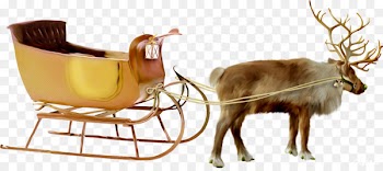 Santa Claus Mrs. Claus Reindeer Portable Network Graphics Sled - santa claus 