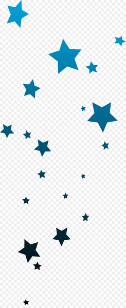 Santa Claus Paper Wedding invitation Christmas card Printing - Hand painted blue star Pentagram 