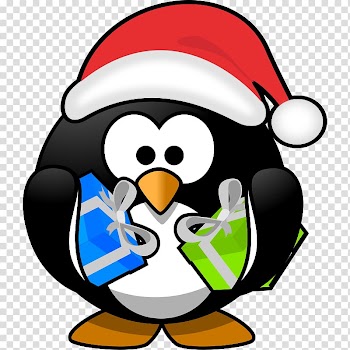 Santa Claus Penguin Christmas Santa suit , Christmas Penguin transparent background PNG clipart