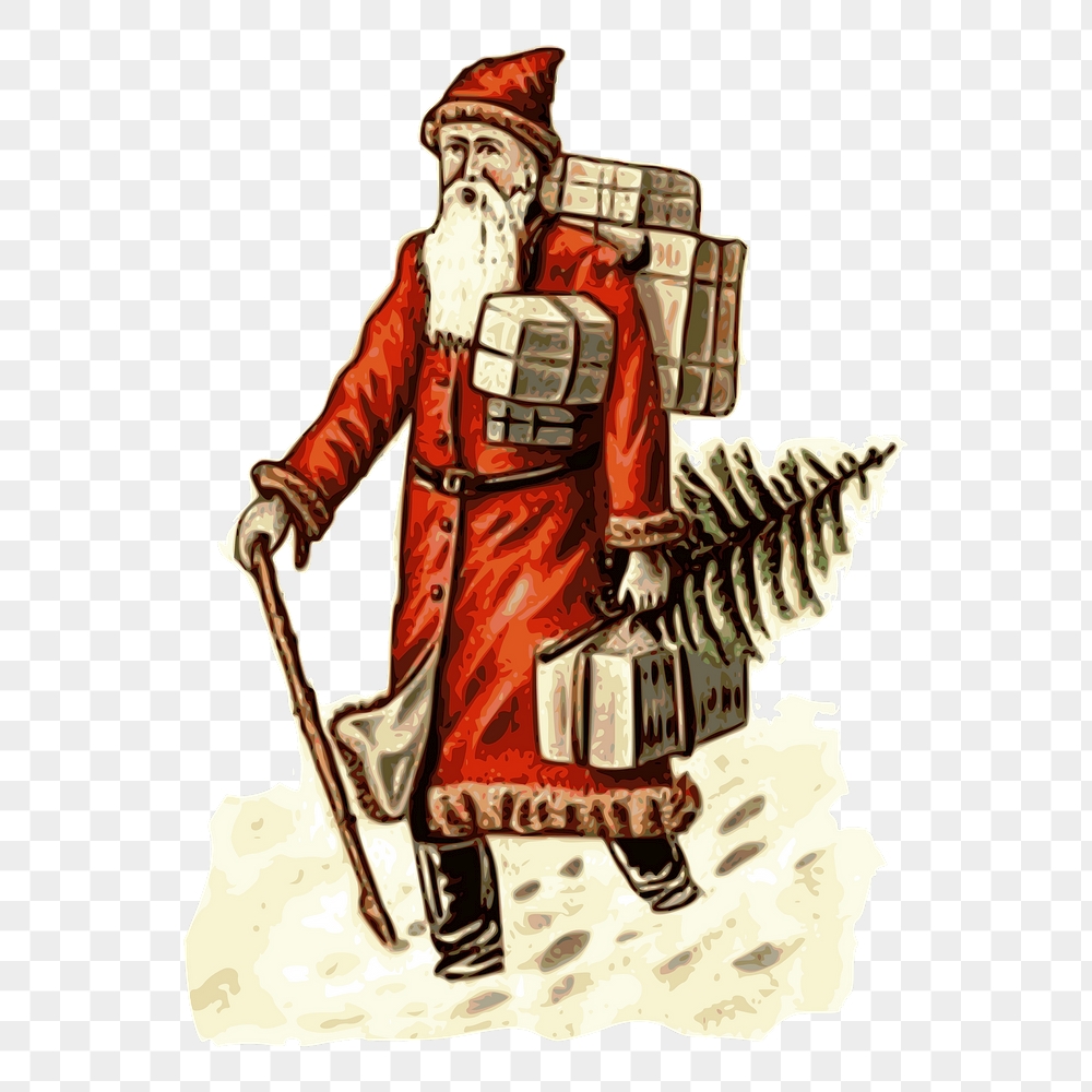 Santa Claus png sticker, Christmas | Free PNG - rawpixel