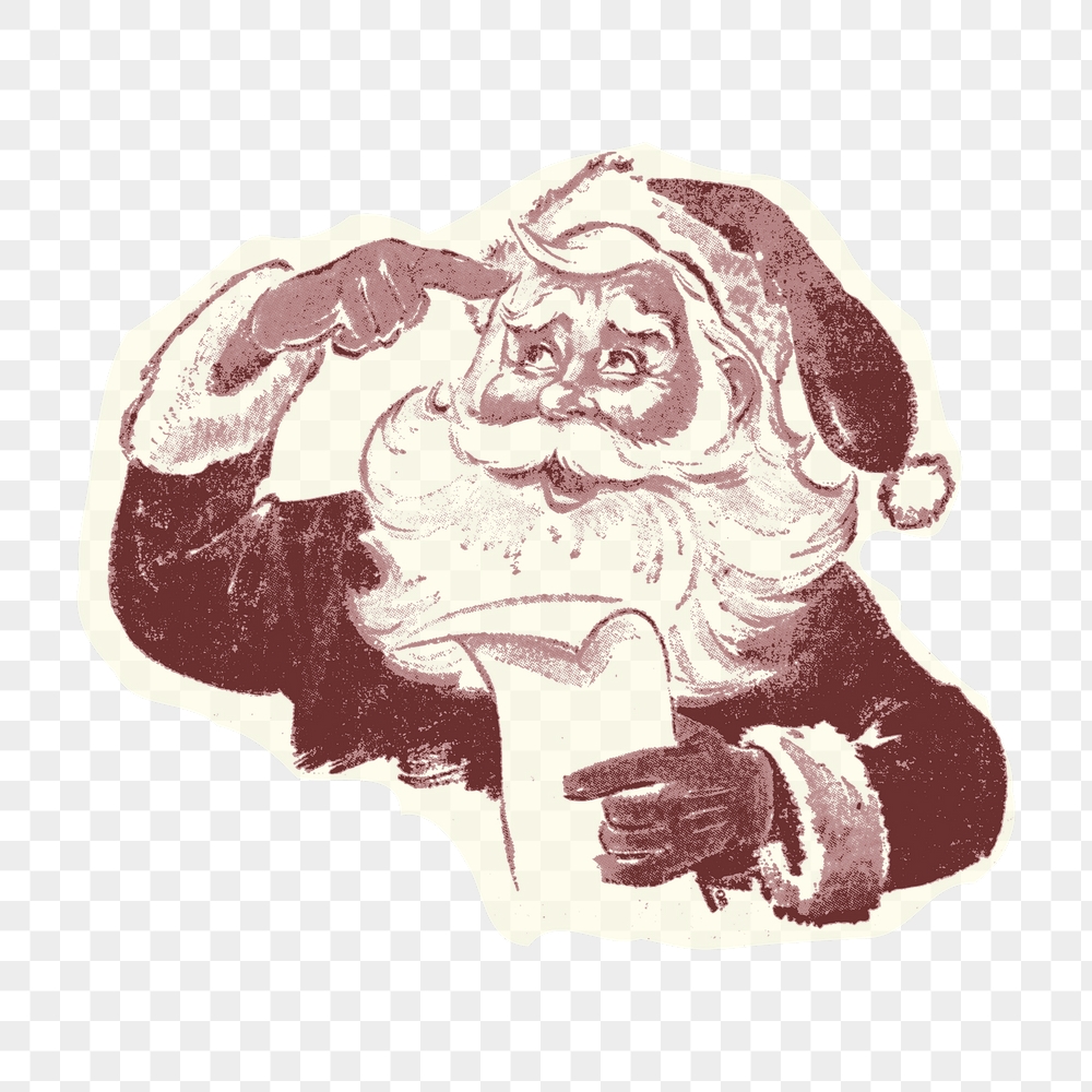 Santa Claus png sticker, Christmas | Free PNG - rawpixel