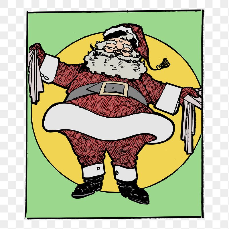 Santa Claus png sticker illustration, | Free PNG - rawpixel