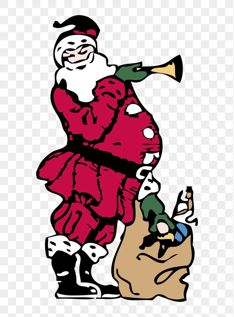Santa Claus png sticker, transparent | Free PNG - rawpixel
