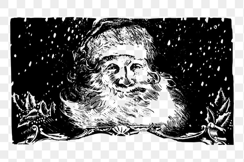 Santa Claus png sticker, vintage | Free PNG - rawpixel
