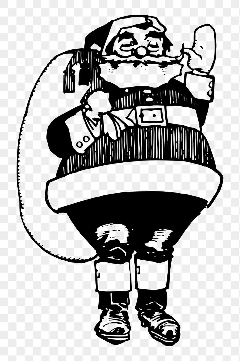 Santa Claus png sticker, vintage | Free PNG - rawpixel