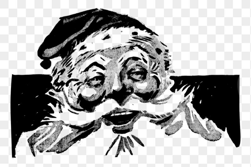 Santa Claus png sticker, vintage | Free PNG - rawpixel
