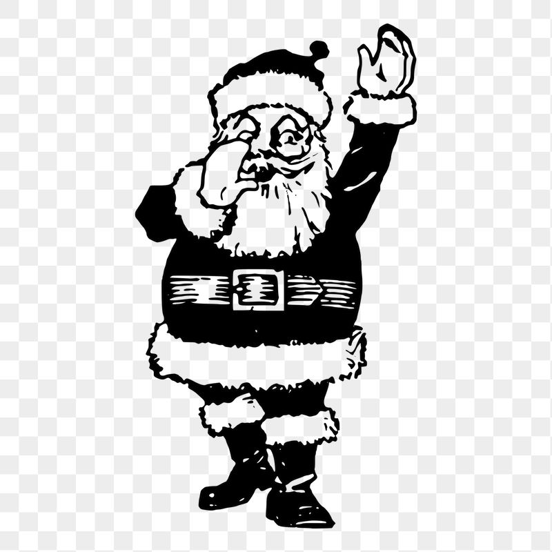 Santa Claus png sticker, vintage | Free PNG - rawpixel