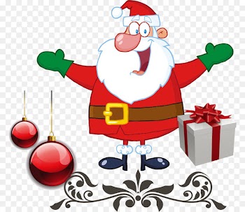 Santa Claus Reindeer Christmas and holiday season Clip art - Santa Claus ornaments png vector material 