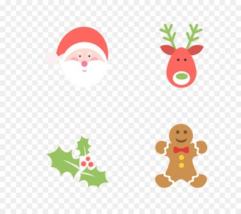 Santa Claus Reindeer Christmas ornament Clip art - Christmas vector material 