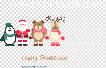 Santa Claus Reindeer Christmas ornament, Cute Christmas role transparent background PNG clipart