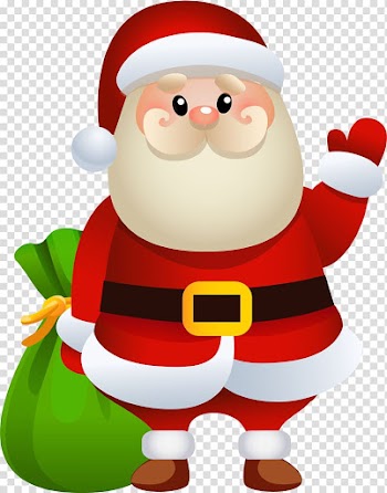 Santa Claus Rudolph Christmas Gift , Cartoon santa claus transparent background PNG clipart