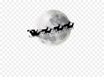 Santa Claus's reindeer Santa Claus's reindeer Christmas Moon - Santa elk sled 
