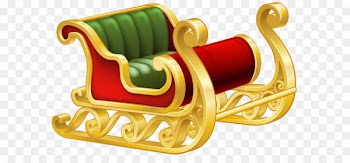 Santa Claus's reindeer Sled Clip art - Santa Sleigh PNG Clip Art Image 