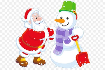 Santa Claus Santa's Village Snowman Christmas Film - Transparent Santa and Snowman PNG Clipart 