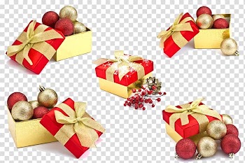 Santa Claus SantaCon Christmas gift Christmas gift, Free Christmas gift box creative pull transparent background PNG clipart
